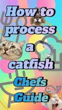 Chefs Guide | Cleaning Catfish 🐟 #fishing #chef #tutorial #tips #catfishing #likeandsubscribe #help