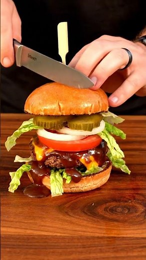 🔥 Georgia Southern BBQ Burger ASMR 🍔 | Sweet, Smoky, Juicy Perfection 🌽🍖