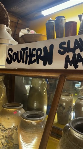 Slave made stoneware pottery at the Columbus Georgia Collective Museums