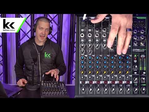 Setup Mackie ProFX10v3 Audio Mixer For Zoom