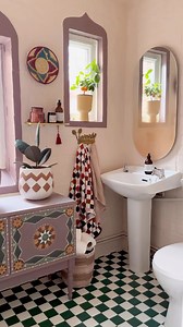 One of my favourite room makeovers of 2024 is the downstairs loo. I just love walking into this room now. I absolutely adore the hand painted cabinet and I’m so proud of it. What do you think of this room transformation? . . . . . . #diy #diyhomedecor #upcycle #upcycledfurniture #furnitureupcycle #diydecor #colourfulhome #creativehome #interior4u #interiors #creativeinteriors #decorinspiration #upcycling | I am Hayley Stuart