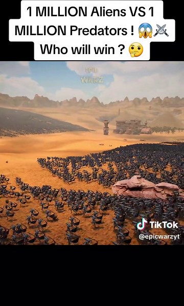 Epic Battle: 1 Million Aliens vs. 1 Million Predators