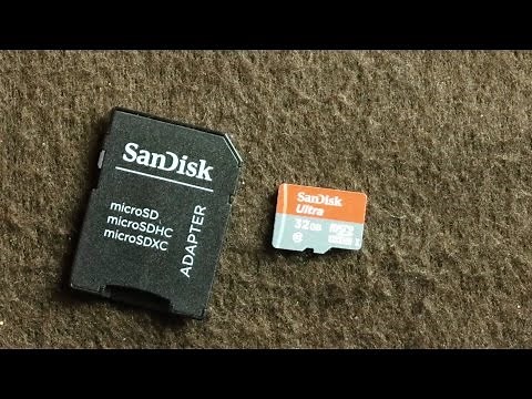 SanDisk Ultra 32GB MicroSD Card Unboxing Test and Review