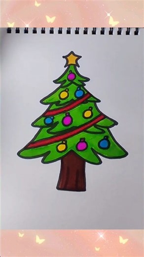Let's colour the Christmas Tree!