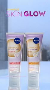 That brightening glow starts with your routine! Add the NEW NIVEA Luminous Skin Glow Bubble foam! (with regular use, results may vary) ASC Ref No. B0186N061725N | NIVEA