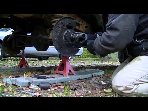 Red F-150 Front Axle Universal Joint Replacement