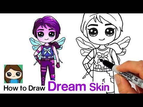 How to Draw Dream Skin | Fortnite