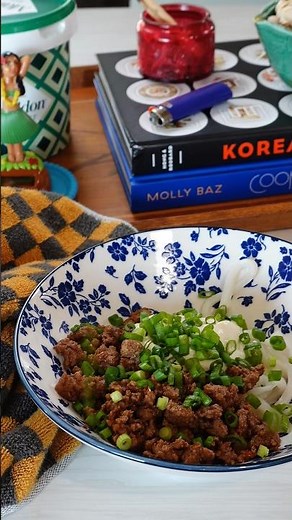 Mapo-style Udon Noodle Bowl || #udon #udonnoodles #noodlebowl #recipe