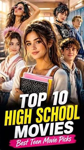 Top 10 High School Movies You Need to Watch 🎓 #HighSchoolMovies #TeenMovies #netflixmovies