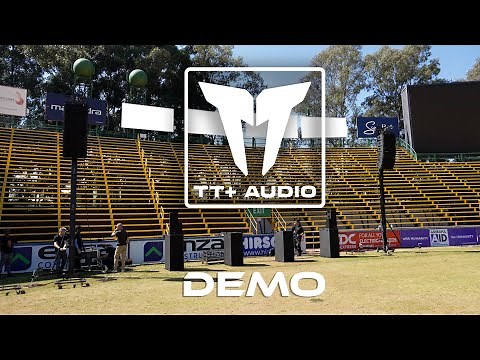 TT+ Audio GTX 10 Line Array Demo at the Wanderers Stadium
