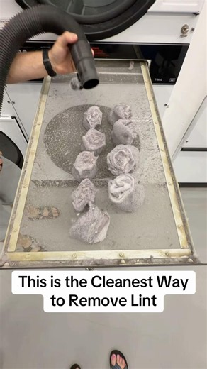 This is the Cleanest Way to Remove Lint #laundromat #lint #cleantok #cleaning