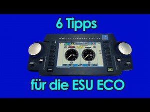 6 ESU ECOS tips for advanced users