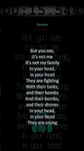 Zombie by Bad Wolves #lyrics #music #goviral #zombie #badwolves