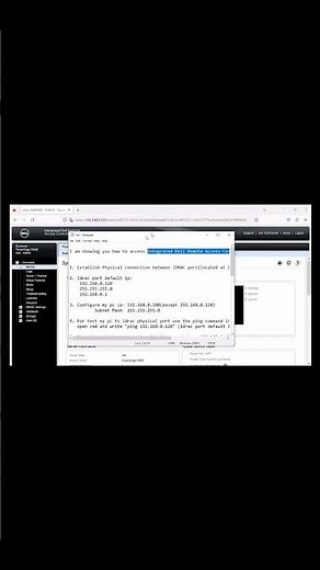 How to Access Dell Server IDRAC Port Part-6 #server #dell
