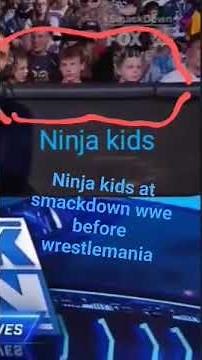 ninja kids at wwe