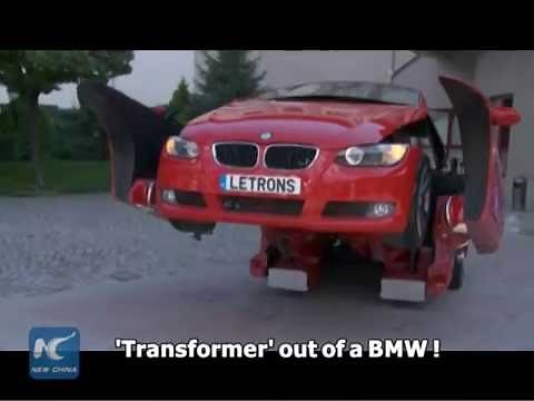 Watch a BMW turn into a real-life Transformer!