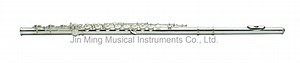 [Hot Item] All Silver Professional Flute Inline