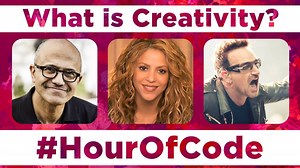 Today we kick off CSEdWeek 2018, and 50 million students will try the #HourOfCode globally! What will you create? Code.org Featuring Satya Nadella, Shakira, Bono, Michael Ealy, Ayah Bdeir and others! | Code.org
