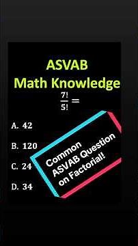 Important ASVAB Math Knowledge Question.🙋 #asvab #maths #testprep #studytok