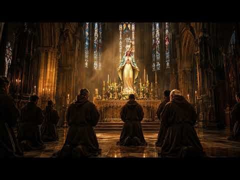 Gregorian Chant of Ave Maria ✝ Marian Prayer for Mercy & Comfort | No Ads