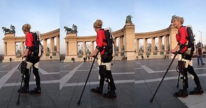 Paralyzed woman walks again with 3D-printed robotic exoskeleton