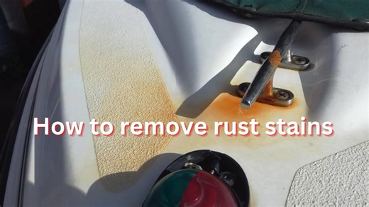 Do you have rust stains on your boat that you wish to eliminate easily? GRUNT! boat cleaner from Cleaner Boats will sort this for you. | SPC Marine