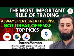 Top Picks By Imran Memon | Owner Of ADP Capital Pvt Limited | 9 Sep | PSFM