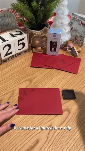 The holiday countdown is on! ⏰ And the best hack? A custom stamp that makes last-minute sending easy. 💌🎄 Snag one while our festive discounts are still running! www.simplystamps.com/address-stamps/view-all | SimplyStamps.com