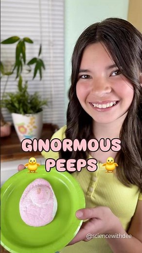 Peep Candy Experiment! 🐥 #candy #peep #marshmallow #experiment