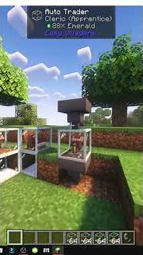 WIE MAN DEN AUTOTRADER VON EASY VILLAGERS IN MINECRAFT VERWENDET