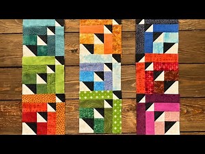Create Magic with Two-Color Squares & Scrap Strips || Quilt Blocks with Nona
