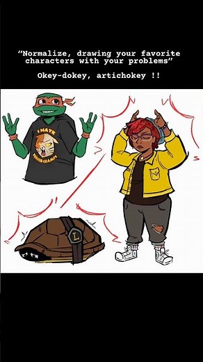 decided to hop on this trend 💔 | #tmnt #tottmnt #fanart #arttrend #art #fyp #ibispaintx #tumblrart