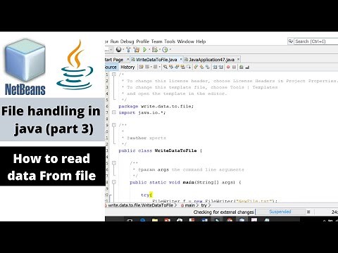 How to read data from file in java using netbeans IDE