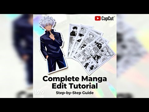 How to Make ADVANCED Manga Edits | Full Tutorial for Beginners | CapCut
