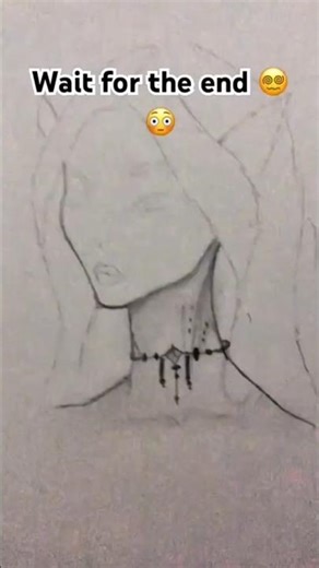 beautiful alien girl sketch😍