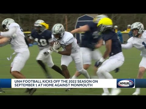 Coach Santos talks UNH Football with WMUR Sports Director Jamie Staton