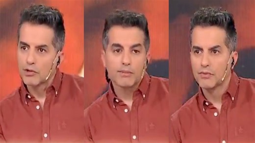 Ángel de Brito retó a la producción de LAM en pleno vivo: "El programa empieza a las 8"