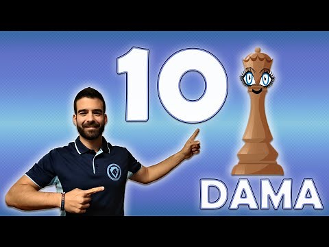 6. LA DAMA - CAPTURA y MOVIMIENTOS || TUTORIALES INICIACIÓN al AJEDREZ || Tu Profe De Ajedrez