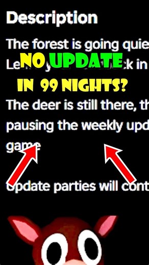 Is 99 Nights in the Forest Dying?😢 #99nightintheforest #99nights #roblox