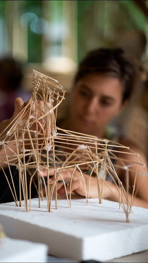 Build your own bamboo model this Monday 10th June during the 11 Day Course. In just 1 day of the course, you'll develop your building concepts and create your own bamboo models under the guidance of our team. 🛠️ . Here's what we'll cover: - Understanding the crucial role of model making in bamboo design and construction. - Hands-on experience of the craft with a detailed, step-by-step guide to creating your bamboo model. - Learn design parameters and structural systems to consider when building