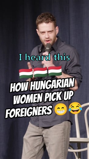 How Hungarian Women Pick up Foreigners 😁😂 #hungarian #women #standupcomedy