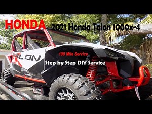 Honda Talon DIY Step by Step 100 Mile Service & Oil Change