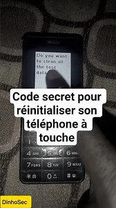 The SECRET code to reset your keypad phone!