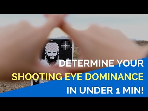How to Determine Your Shooting Eye Dominance in Under 1 Minute