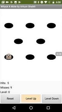 Whack a Mole Game from MIT App Inventor