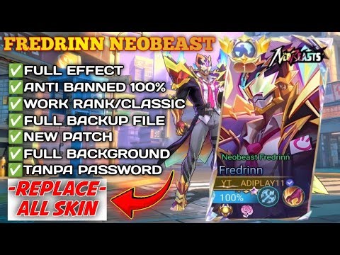 NEW! Script Skin Fredrinn Neobeast Fix Bug Terbaru | Tanpa Password - New Patch