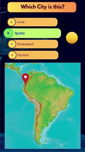 South America Capitals Quiz – Guess the Capitals Challenge! #quiz #trivia #atlas #geography #map