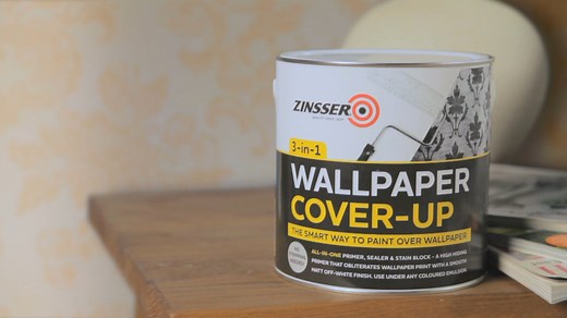 How to paint over wallpaper with Zinsser Wallpaper Cover-Up