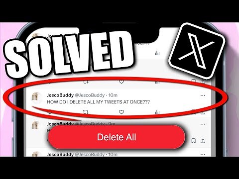 How to Delete All Your Tweets at Once on X (Twitter) - Delete All Tweets
