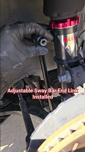 Installing adjustable sway bar end link to compensate with GODSPEED MAXX #swaybar #endlink